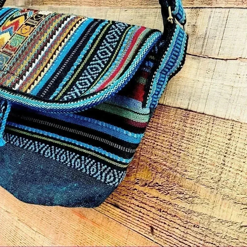 Huipil Guatemalan Boho Crossbody Bag
